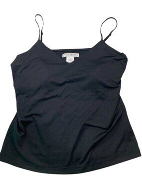 WHBM Whimsygoth Cami Top XL Black Adjustable Strap Fairy Casual Indie Sleaze Y2K